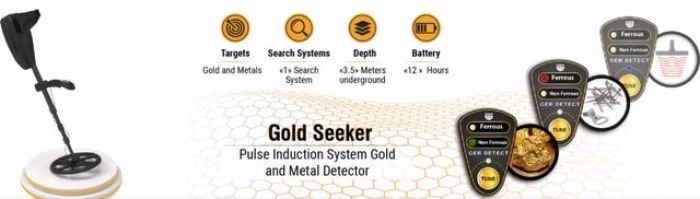 جهاز جولد سيكر  لكشف الذهب الخام والعملات المعدنية القديمة 2